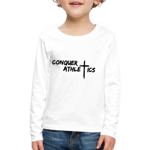 Conquer Athletics Grunge - Kids' Premium Long Sleeve T-Shirt