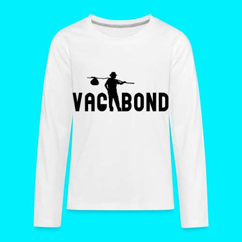 Vagabond Logo Wide - Kids' Premium Long Sleeve T-Shirt
