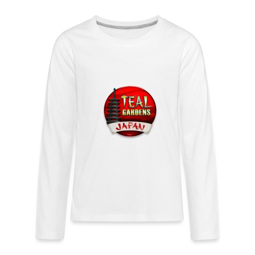 Teal Gardens - Kids' Premium Long Sleeve T-Shirt