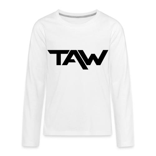 TAW Dark Logo - Kids' Premium Long Sleeve T-Shirt