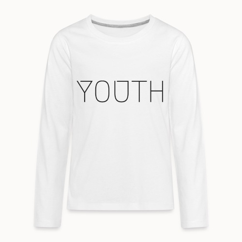 Youth Text - Kids' Premium Long Sleeve T-Shirt