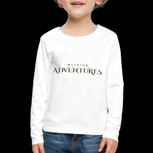 Mythion Adventures Logo - Kids' Premium Long Sleeve T-Shirt