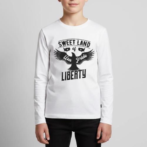 Sweet land of USA Pride Liberty - Kids' Premium Long Sleeve T-Shirt
