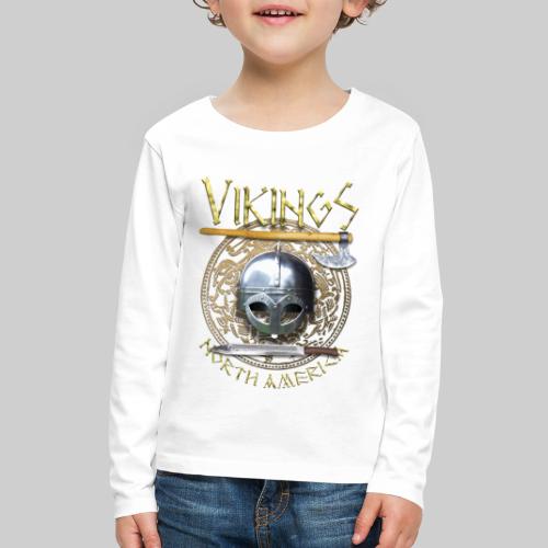 viking tshirt pocket art - Kids' Premium Long Sleeve T-Shirt