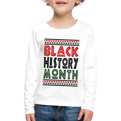 Black History Month 2016 - Kids' Premium Long Sleeve T-Shirt