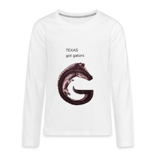 Texas gator - Kids' Premium Long Sleeve T-Shirt
