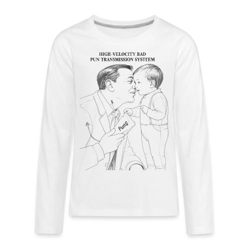 Dad Joke Blueprint T-Shirt - Kids' Premium Long Sleeve T-Shirt