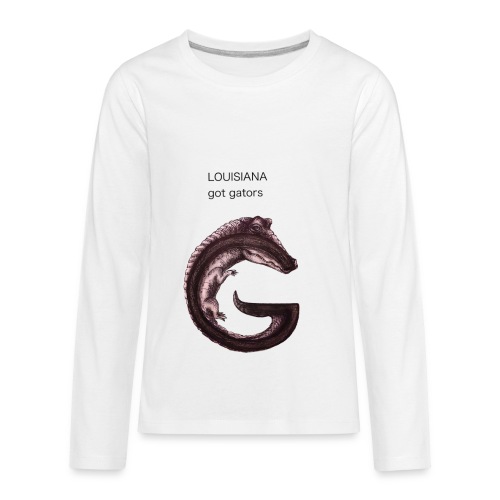 Louisiana gator - Kids' Premium Long Sleeve T-Shirt