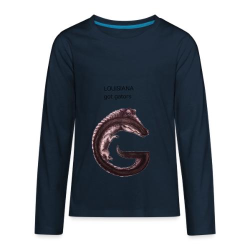 Louisiana gator - Kids' Premium Long Sleeve T-Shirt