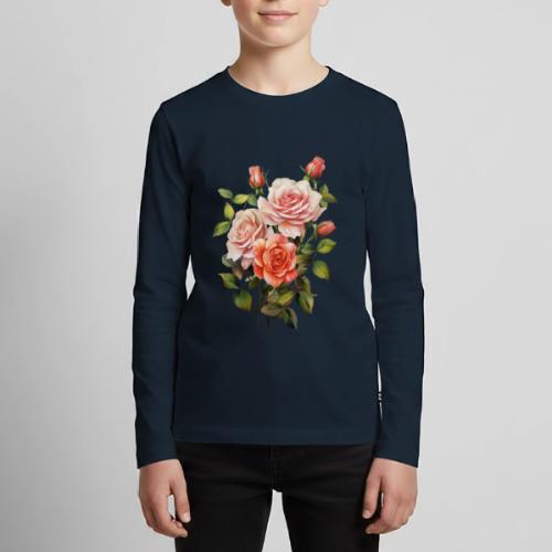 Pink Roses - Kids' Premium Long Sleeve T-Shirt