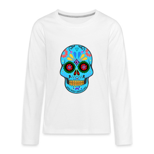 OBS Skull - Kids' Premium Long Sleeve T-Shirt