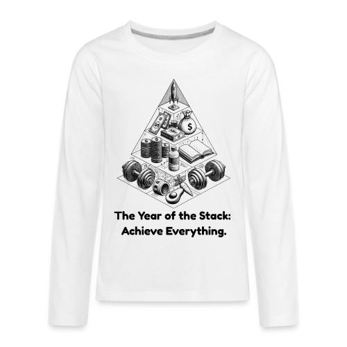 The Resolution Pyramid T-Shirt, Mug, & Leggings - Kids' Premium Long Sleeve T-Shirt