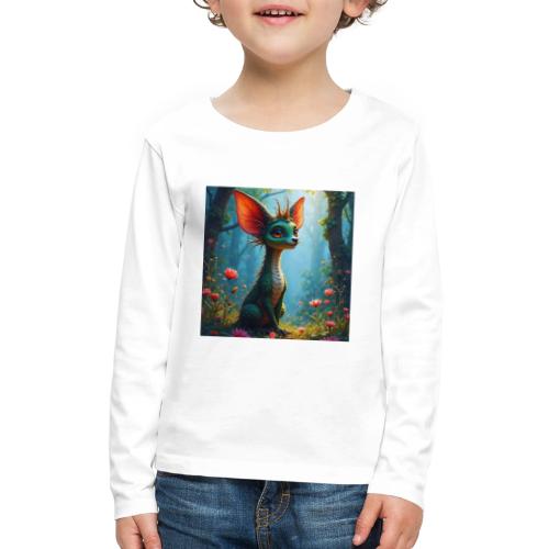 Fantasy Forest Character with Magical Vibe - Kids' Premium Long Sleeve T-Shirt