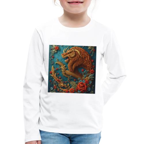 Fantasy souvenirs, regional Mexican designs - Kids' Premium Long Sleeve T-Shirt