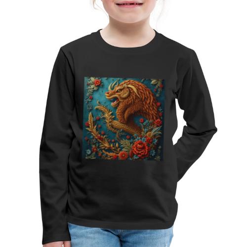 Fantasy souvenirs, regional Mexican designs - Kids' Premium Long Sleeve T-Shirt