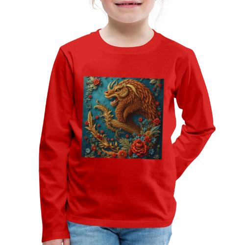 Fantasy souvenirs, regional Mexican designs - Kids' Premium Long Sleeve T-Shirt