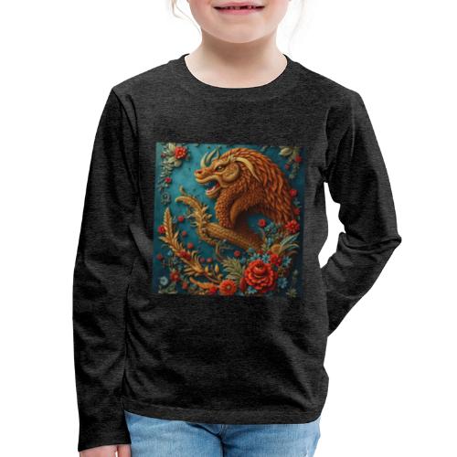 Fantasy souvenirs, regional Mexican designs - Kids' Premium Long Sleeve T-Shirt