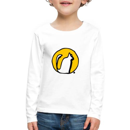 Cat Silhouette - Kids' Premium Long Sleeve T-Shirt
