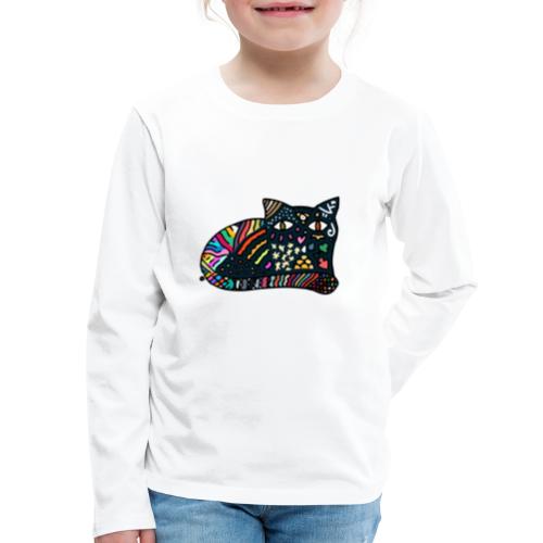 Dreamlike Cat - Kids' Premium Long Sleeve T-Shirt