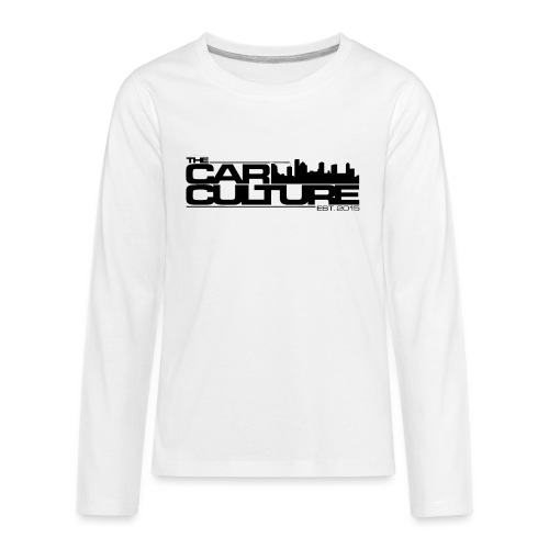 The Car Culture (black logo) - Kids' Premium Long Sleeve T-Shirt
