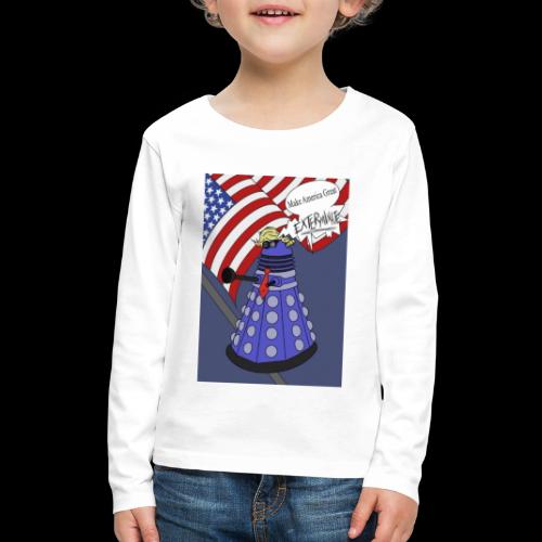 Trump Dalek Parody - Kids' Premium Long Sleeve T-Shirt