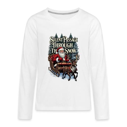 Nostalgic Santa T-Shirt - Kids' Premium Long Sleeve T-Shirt