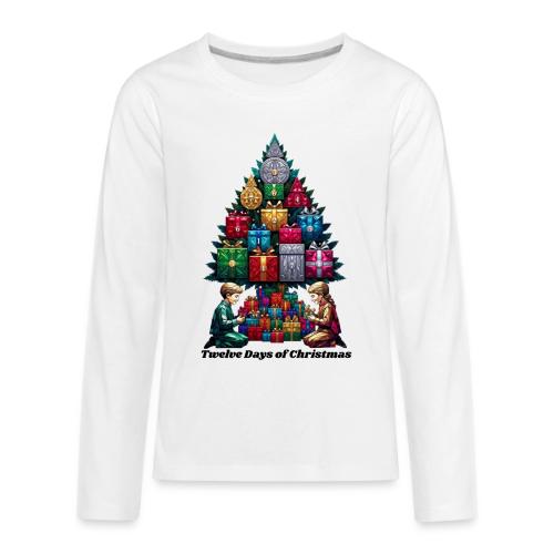 Twelve Days of Gifts T-Shirt - Kids' Premium Long Sleeve T-Shirt