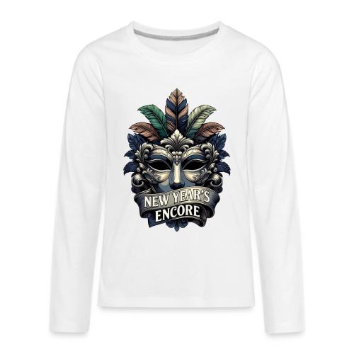 Masquerade Mask T-Shirt - Kids' Premium Long Sleeve T-Shirt