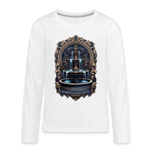 Gilded Baroque Fountain T-Shirt - Kids' Premium Long Sleeve T-Shirt