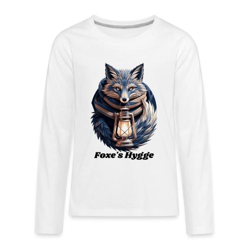 Hygge Ember Fox T-Shirt - Kids' Premium Long Sleeve T-Shirt