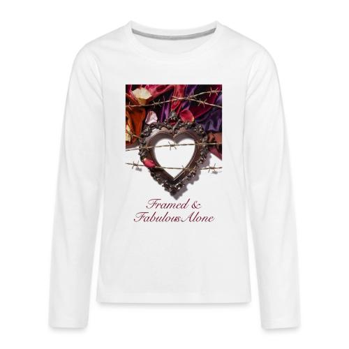 Framed & Fabulous Alone T-Shirt - Kids' Premium Long Sleeve T-Shirt