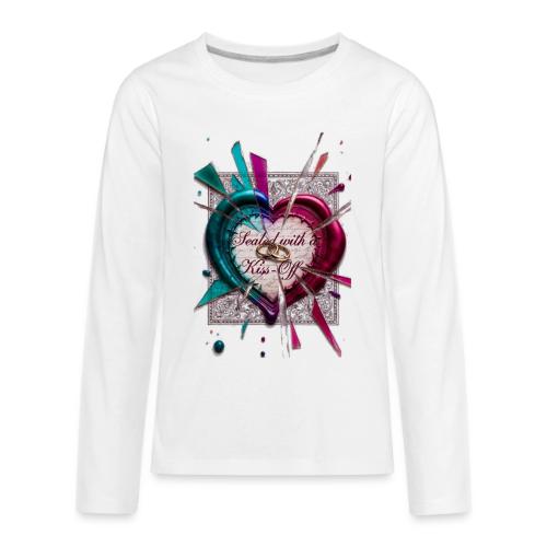 Sealed with a Kiss-Off T-Shirt - Kids' Premium Long Sleeve T-Shirt