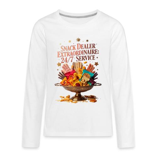 Snack Dealer Extraordinaire Tee, Mum Gift - Kids' Premium Long Sleeve T-Shirt