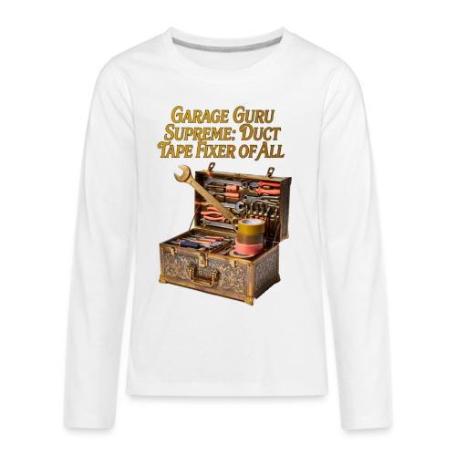 Garage Guru T Shirt - Kids' Premium Long Sleeve T-Shirt