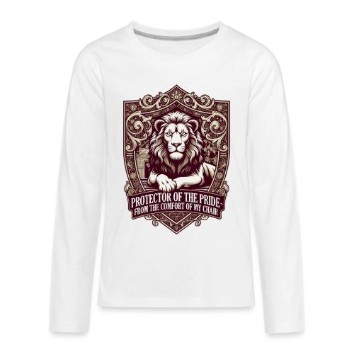 Protector of the Pride T Shirt, Sarcastic Dad Gif - Kids' Premium Long Sleeve T-Shirt