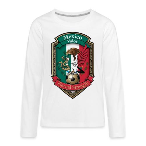 Mexico Eagle Valor T-Shirt, Pride Badge Gift - Kids' Premium Long Sleeve T-Shirt