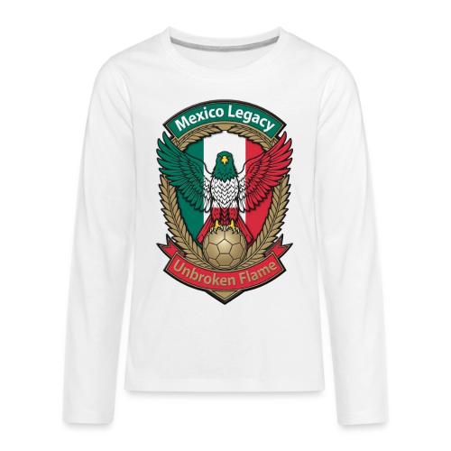 Mexico Eagle Legacy T-Shirt, Mexican Pride Gift - Kids' Premium Long Sleeve T-Shirt