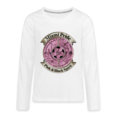 Miami Pride T Shirt, Soccer City Pride Gift - Kids' Premium Long Sleeve T-Shirt