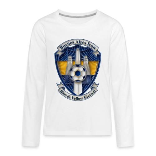 Buenos Aires Icon T Shirt, Soccer City Pride Gift - Kids' Premium Long Sleeve T-Shirt