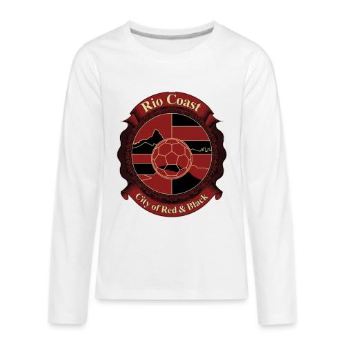 Flamengo Rio Coast T Shirt, Football Pride Gift - Kids' Premium Long Sleeve T-Shirt