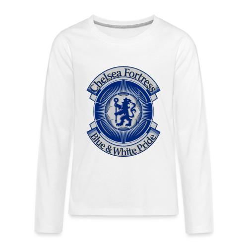 Chelsea Fortress T Shirt, Soccer City Pride Gift - Kids' Premium Long Sleeve T-Shirt