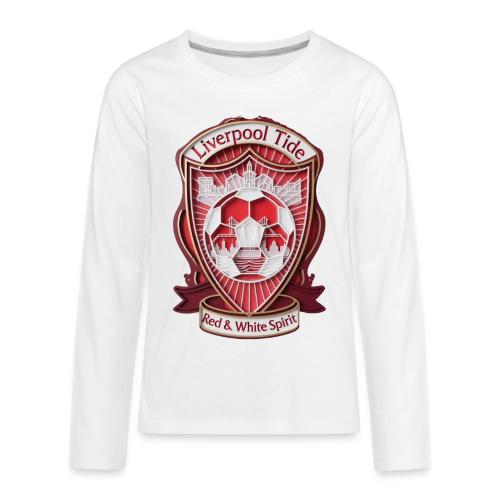 Liverpool Tide T Shirt, Soccer City Pride Gift - Kids' Premium Long Sleeve T-Shirt