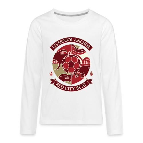 Liverpool Anchor T Shirt, Soccer City Pride Gift - Kids' Premium Long Sleeve T-Shirt