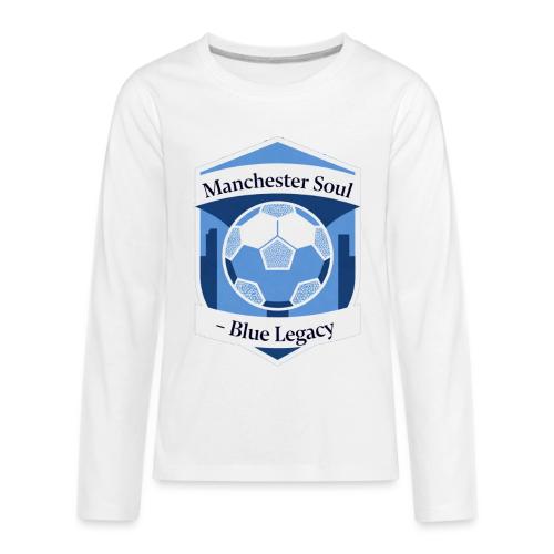 Manchester Soul Soccer City Emblem T Shirt, Gift - Kids' Premium Long Sleeve T-Shirt