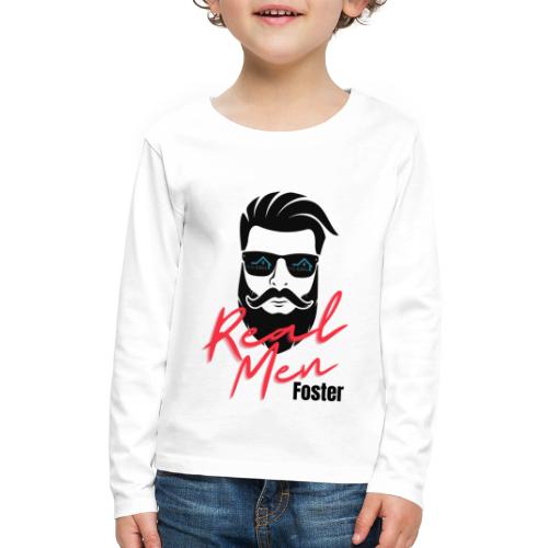 Real Men Foster- Cleburne County - Kids' Premium Long Sleeve T-Shirt
