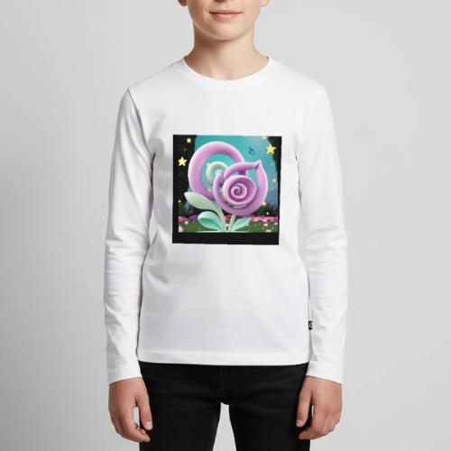 Lila Bloom | Double Floral Eco-Inspired Art - Kids' Premium Long Sleeve T-Shirt