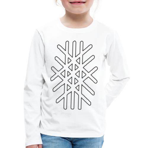 Web of Wyrd and Logo - Kids' Premium Long Sleeve T-Shirt