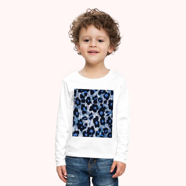 blue ank black leopard pattern