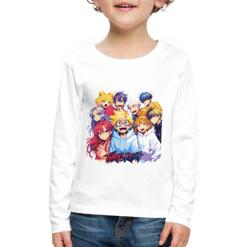 Thrill Rush Anime Squad Streetwear - Kids' Premium Long Sleeve T-Shirt