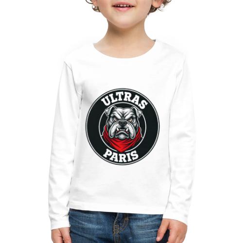 Ultras Paris Bulldog Football Fan Graphic - Kids' Premium Long Sleeve T-Shirt